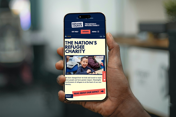 Bringing the Refugee Council's powerful new brand to life